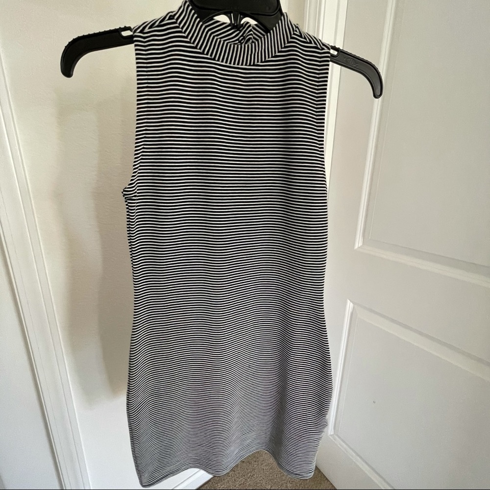 H&M Black & White Mini Dress